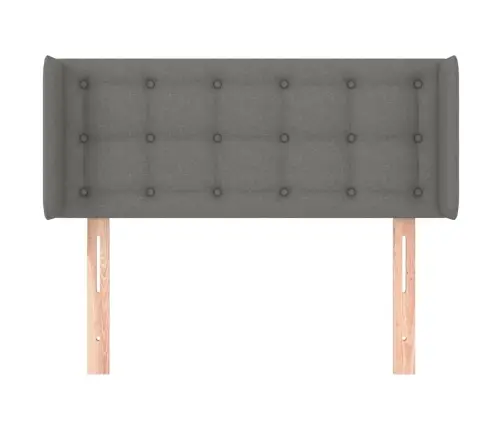 Galvgalis Ar Malām, 83X16X78/88 Cm, Tumši Pelēks Audums Vidaxl