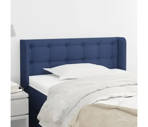 Galvgalis Ar Malām, 83X16X78/88 Cm, Zils Audums Vidaxl