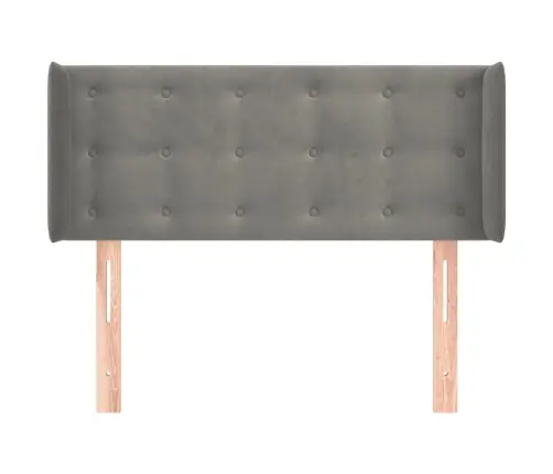 Voodipeats Servadega, Helehall, 83X16X78/88 cm Samet