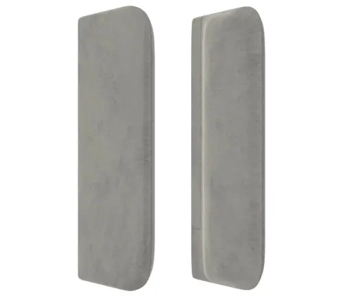 Voodipeats Servadega, Helehall, 83X16X78/88 cm Samet