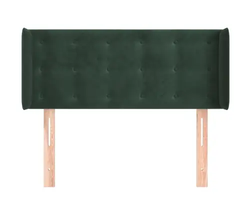 Galvgalis Ar Malām, Tumši Zaļš Samts, 93X16X78/88 Cm Vidaxl
