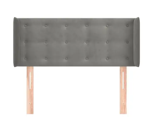 Voodipeats Servadega, Helehall, 103X16X78/88 cm Samet