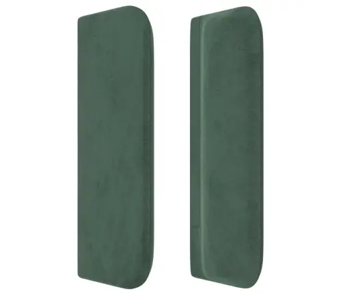 Galvgalis Ar Malām, Tumši Zaļš Samts, 183X16X78/88 Cm Vidaxl