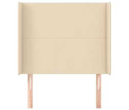 Voodipeats Servadega, Kreemjas, 83X16X118/128 cm Kangas