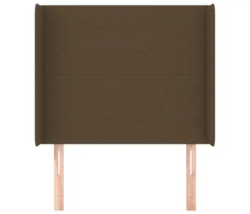 Galvūgalis Su Auselėmis, Rudas, 93X16X118/128cm Audinys