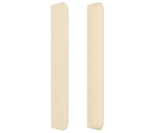 Voodipeats Servadega, Kreemjas, 93X16X118/128 cm Kangas