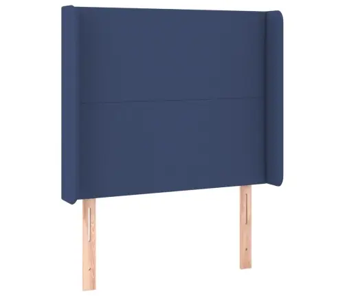 Galvgalis Ar Malām, 93X16X118/128 Cm, Zils Audums Vidaxl