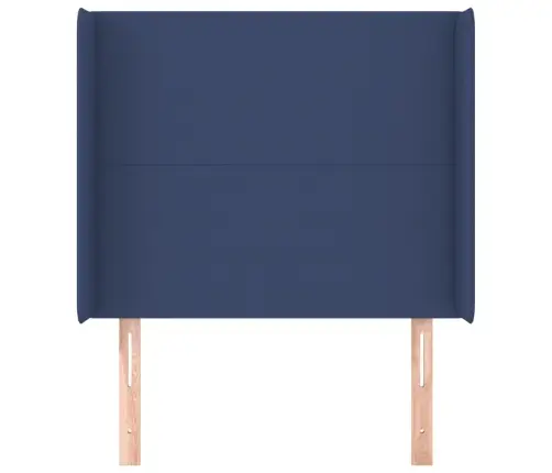 Galvgalis Ar Malām, 103X16X118/128 Cm, Zils Audums Vidaxl