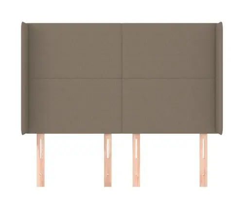 Voodipeats Servadega, Pruunikashall, 147X16X118/128 cm Kangas