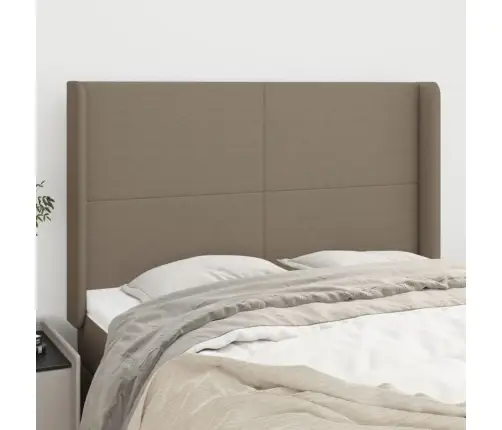 Voodipeats Servadega, Pruunikashall, 147X16X118/128 cm Kangas