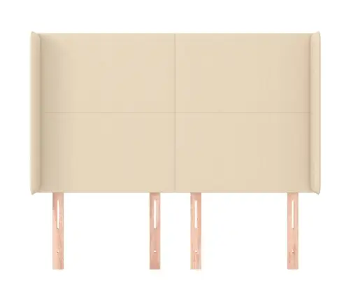 Voodipeats Servadega, Kreemjas, 147X16X118/128 cm Kangas