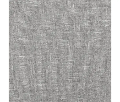 Galvgalis Ar Malām, 163X16X118/128 Cm, Gaiši Pelēks Audums Vidaxl