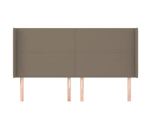 Voodipeats Servadega, Pruunikashall, 203X16X118/128 cm Kangas