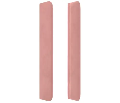 Galvgalis Ar Malām, Rozā Samts, 147X16X118/128 Cm Vidaxl Galvgalis Ar Malām, Rozā Samts, 147X16X118/128 Cm Vidaxl