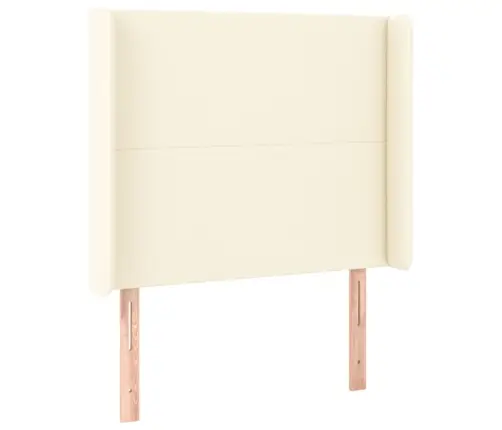 Galvūgalis Su Auselėmis, Kreminės, 83X16X118/128cmDirbtinė Oda