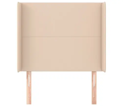 Galvgalis Ar Malām, 83X16X118/128 Cm, Kapučīno Mākslīgā Āda Vidaxl