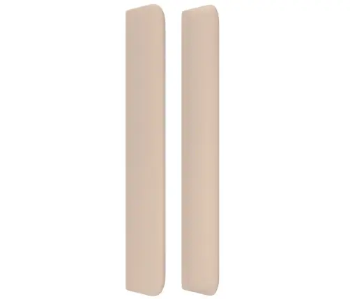 Galvgalis Ar Malām, 83X16X118/128 Cm, Kapučīno Mākslīgā Āda Vidaxl