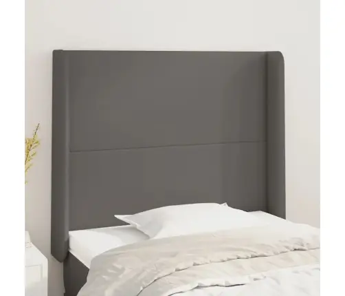 Voodipeats Servadega, Hall, 93X16X118/128 cm Kunstnahk