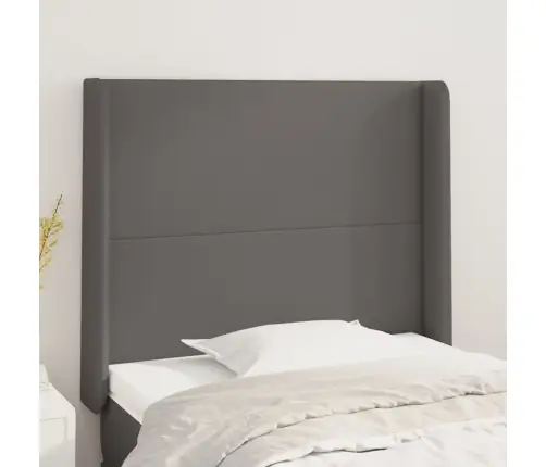 Voodipeats Servadega, Hall, 103X16X118/128 cm Kunstnahk