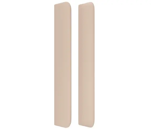 Galvgalis Ar Malām, 147X16X118/128 Cm, Kapučīno, Mākslīgā Āda Vidaxl