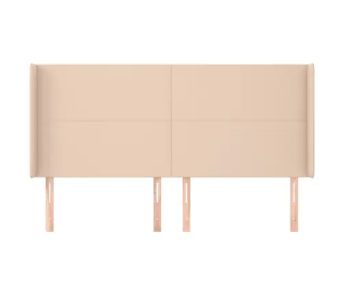 Galvūgalis Su Auselėmis, Kapučino,203X16X118/128cmDirbtinė Oda