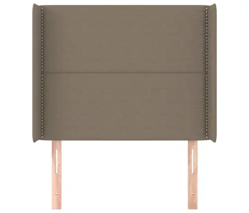 Galvūgalis Su Auselėmis, Taupe, 93X16X118/128cm Audinys