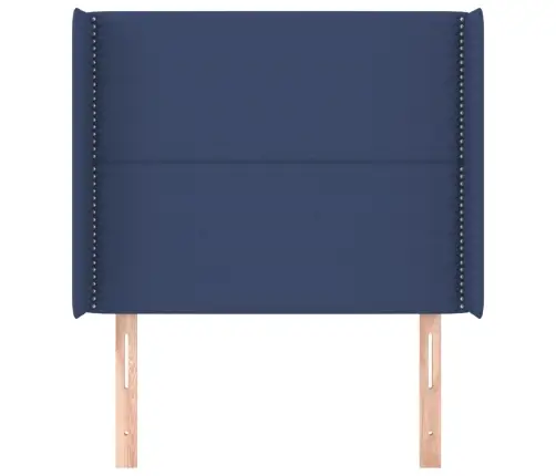 Voodipeats Servadega, Sinine, 93X16X118/128 cm Kangas