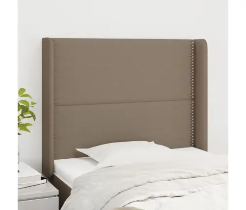 Galvūgalis Su Auselėmis, Taupe, 103X16X118/128cm Audinys