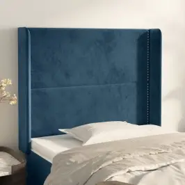 Galvgalis Ar Malām, Tumši Zils Samts, 83X16X118/128 Cm Vidaxl