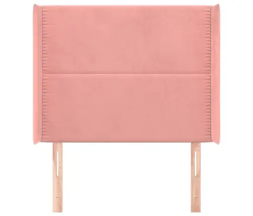 Voodipeats Servadega, Roosa, 83X16X118/128 cm Samet