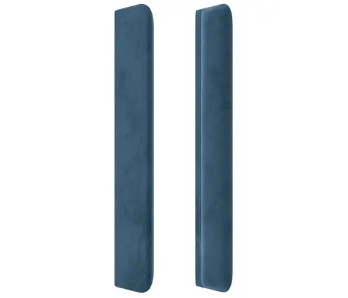 Galvgalis Ar Malām, Tumši Zils Samts, 183X16X118/128 Cm Vidaxl Galvgalis Ar Malām, Tumši Zils Samts, 183X16X118/128 Cm Vidaxl