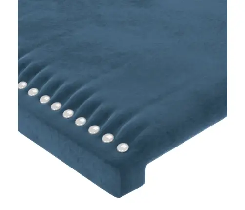Galvgalis Ar Malām, Tumši Zils Samts, 183X16X118/128 Cm Vidaxl Galvgalis Ar Malām, Tumši Zils Samts, 183X16X118/128 Cm Vidaxl