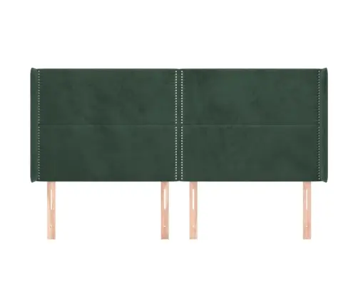 Voodipeats Servadega, Tumeroheline, 203X16X118/128 cm Samet