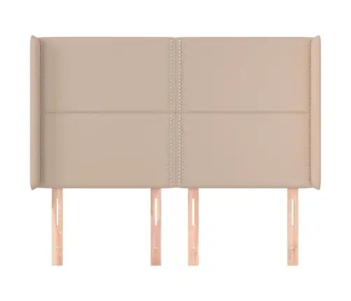 Galvūgalis Su Auselėmis, Kapučino,147X16X118/128cmDirbtinė Oda