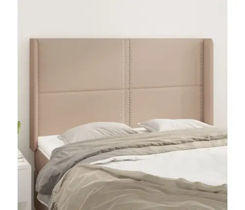 Galvūgalis Su Auselėmis, Kapučino,147X16X118/128cmDirbtinė Oda