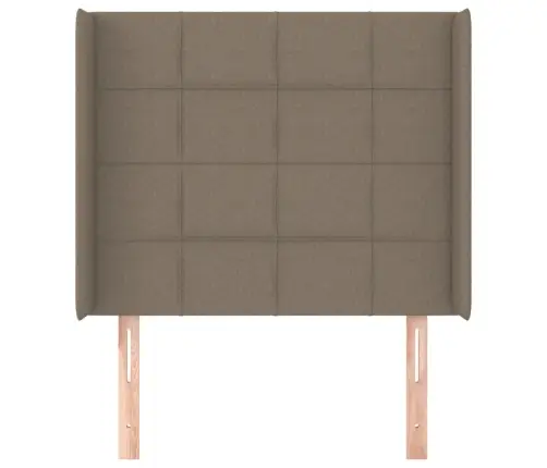 Galvūgalis Su Auselėmis, Taupe, 83X16X118/128cm Audinys