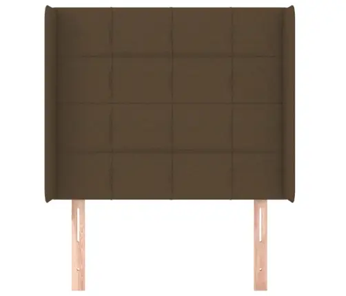 Galvūgalis Su Auselėmis, Rudas, 103X16X118/128cm Audinys