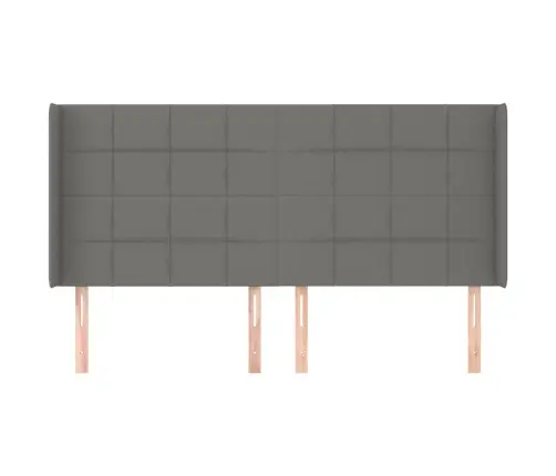 Galvūgalis Su Auselėmis,Tamsiai Pilkos,183X16X118/128cmAudinys Galvūgalis Su Auselėmis,Tamsiai Pilkos,183X16X118/128cmAudinys