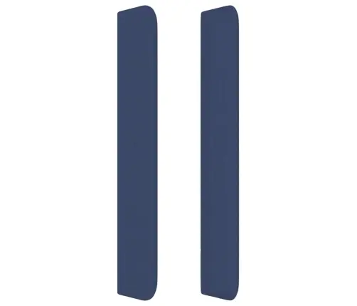 Voodipeats Servadega, Sinine, 203X16X118/128 cm Kangas