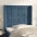 Voodipeats Servadega, Tumesinine, 93X16X118/128 cm Samet