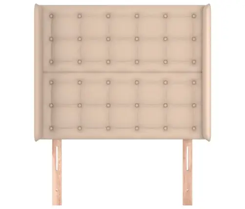 Voodipeats Servadega, Cappuccino, 83X16X118/128 cm Kunstnahk