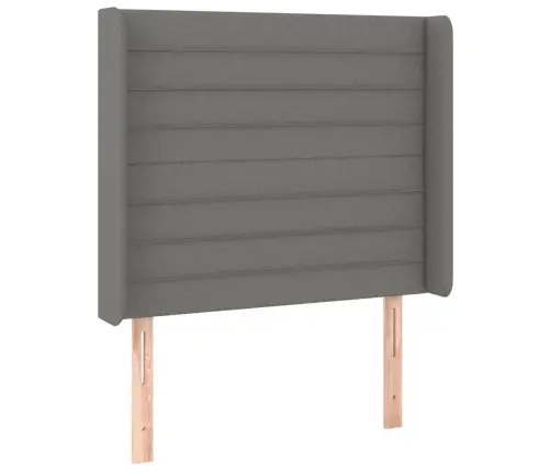 Voodipeats Servadega, Tumehall, 93X16X118/128 cm Kangas