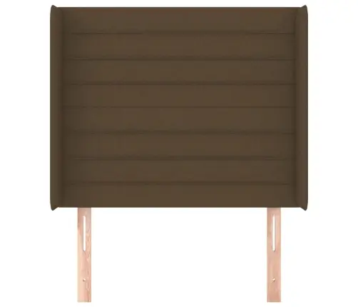 Voodipeats Servadega, Tumepruun, 103X16X118/128 cm Kangas Voodipeats Servadega, Tumepruun, 103X16X118/128 cm Kangas