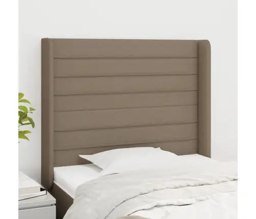 Galvūgalis Su Auselėmis, Taupe, 103X16X118/128cm Audinys