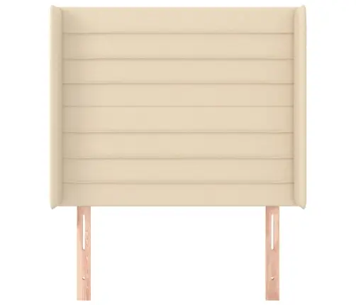 Voodipeats Servadega, Kreemjas, 103X16X118/128 cm Kangas