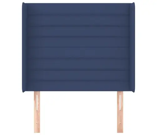 Voodipeats Servadega, Sinine, 103X16X118/128 cm Kangas