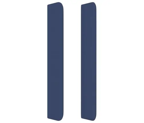 Galvgalis Ar Malām, 203X16X118/128 Cm, Zils Audums Vidaxl Galvgalis Ar Malām, 203X16X118/128 Cm, Zils Audums Vidaxl