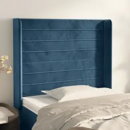 Galvgalis Ar Malām, Tumši Zils Samts, 93X16X118/128 Cm Vidaxl