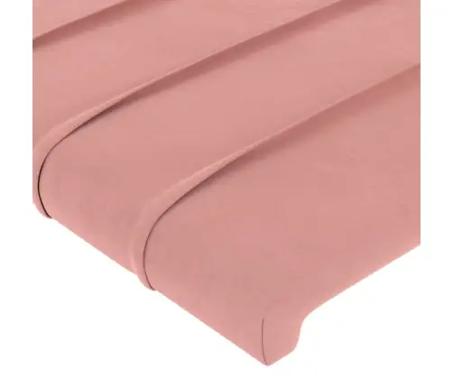 Voodipeats Servadega, Roosa, 93X16X118/128 cm Samet