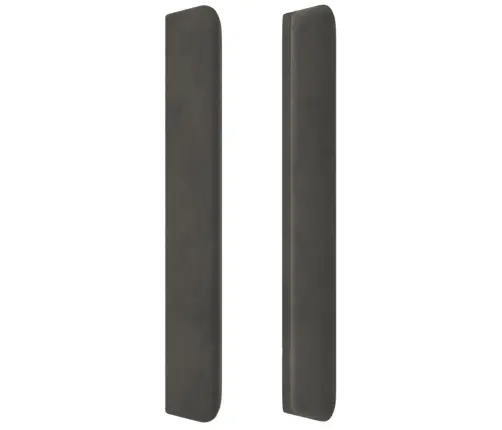 Galvūgalis Su Auselėmis,Tamsiai Pilkos,163X16X118/128cmAksomas Galvūgalis Su Auselėmis,Tamsiai Pilkos,163X16X118/128cmAksomas